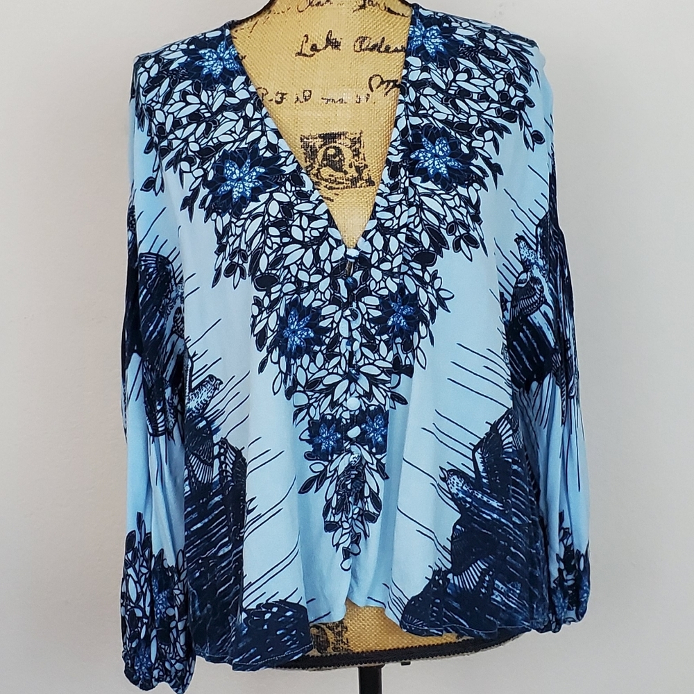 Free People Birds Of A Feather Top Sz XS